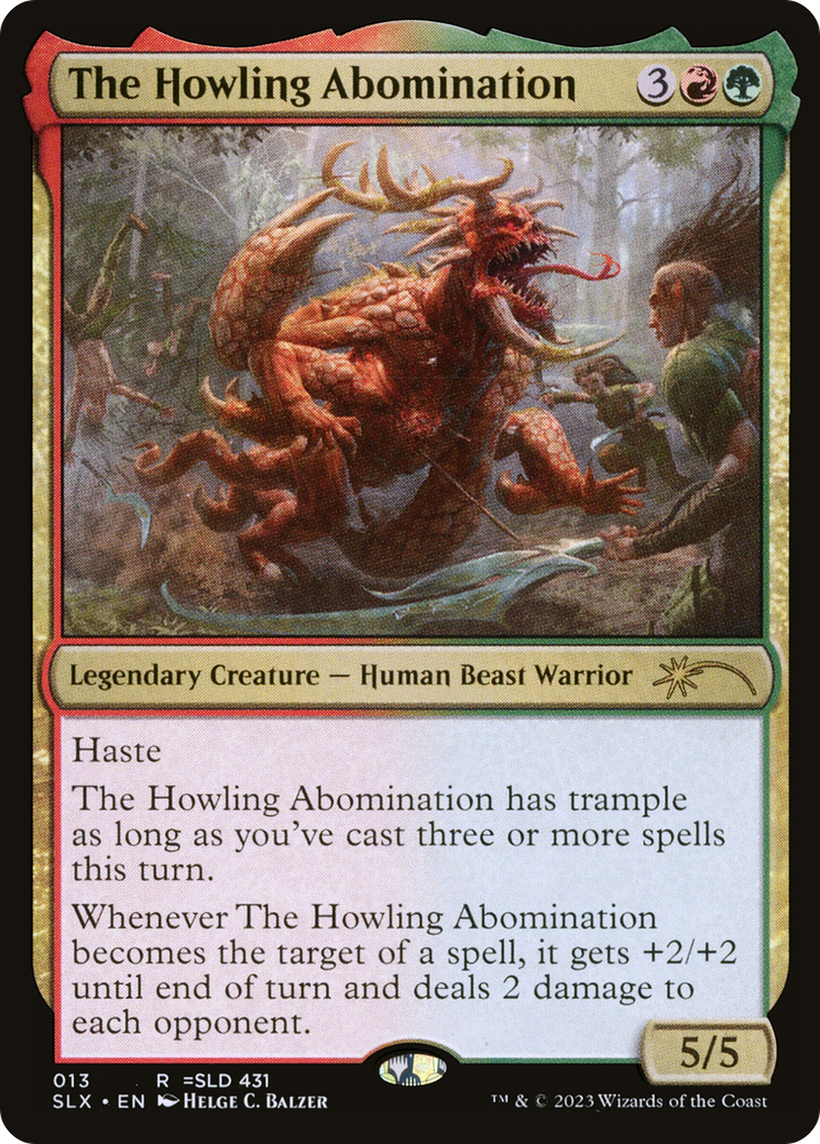 The Howling Abomination [Secret Lair: Universes Within] MTG Single Magic: The Gathering    | Red Claw Gaming