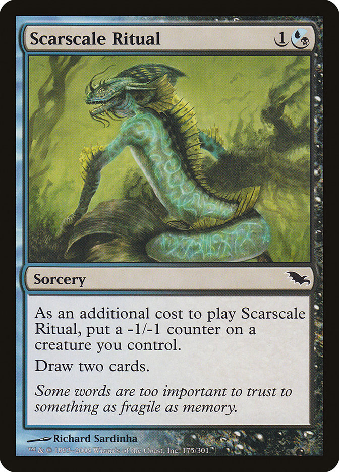 Scarscale Ritual [Shadowmoor] MTG Single Magic: The Gathering    | Red Claw Gaming