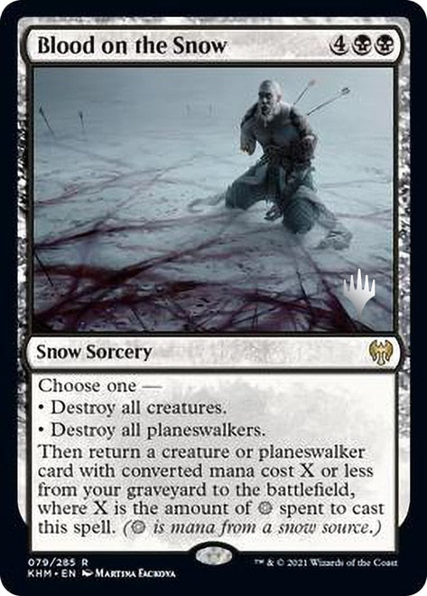 Blood on the Snow (Promo Pack) [Kaldheim Promos] MTG Single Magic: The Gathering    | Red Claw Gaming