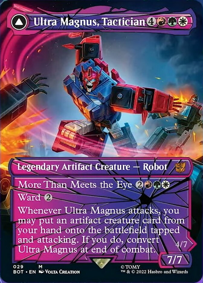 Ultra Magnus, Tactician // Ultra Magnus, Armored Carrier (Shattered Glass) [Transformers] MTG Single Magic: The Gathering    | Red Claw Gaming