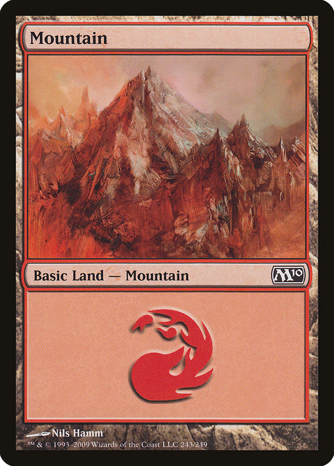 Mountain (243) [Magic 2010] MTG Single Magic: The Gathering    | Red Claw Gaming