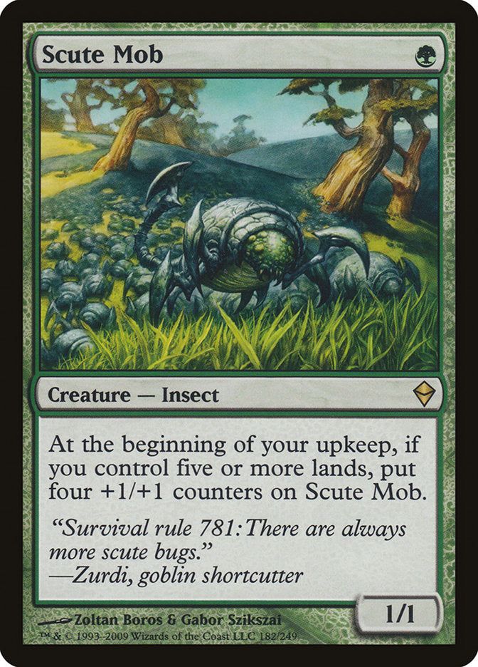 Scute Mob [Zendikar] MTG Single Magic: The Gathering    | Red Claw Gaming