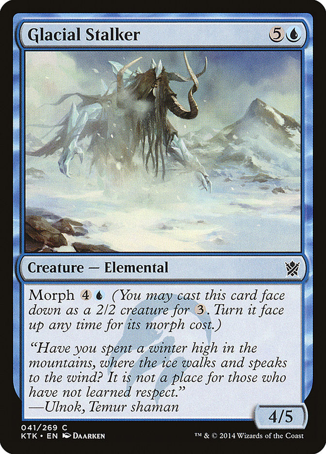 Glacial Stalker [Khans of Tarkir] MTG Single Magic: The Gathering    | Red Claw Gaming