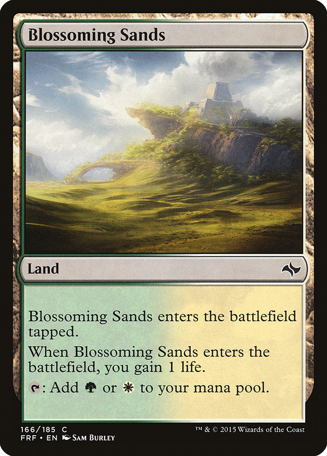 Blossoming Sands [Fate Reforged] MTG Single Magic: The Gathering    | Red Claw Gaming