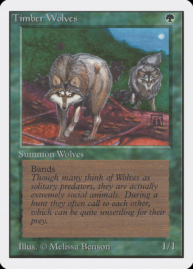 Timber Wolves [Unlimited Edition] MTG Single Magic: The Gathering    | Red Claw Gaming