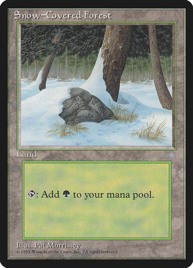 Snow-Covered Forest [Ice Age] MTG Single Magic: The Gathering    | Red Claw Gaming