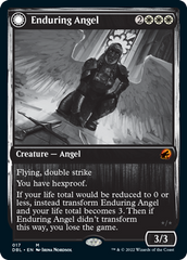 Enduring Angel // Angelic Enforcer [Innistrad: Double Feature] MTG Single Magic: The Gathering    | Red Claw Gaming