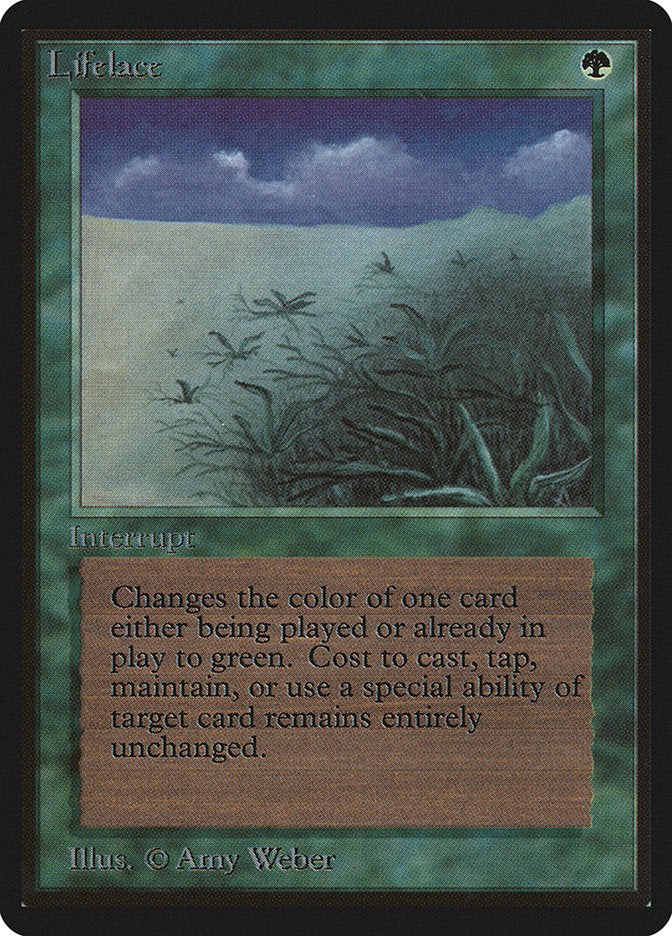 Lifelace [Beta Edition] MTG Single Magic: The Gathering    | Red Claw Gaming