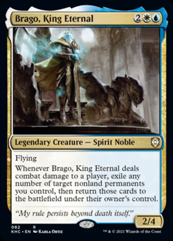 Brago, King Eternal [Kaldheim Commander] MTG Single Magic: The Gathering    | Red Claw Gaming