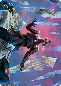 Behold the Multiverse Art Card (Gold-Stamped Signature) [Kaldheim Art Series] MTG Single Magic: The Gathering    | Red Claw Gaming