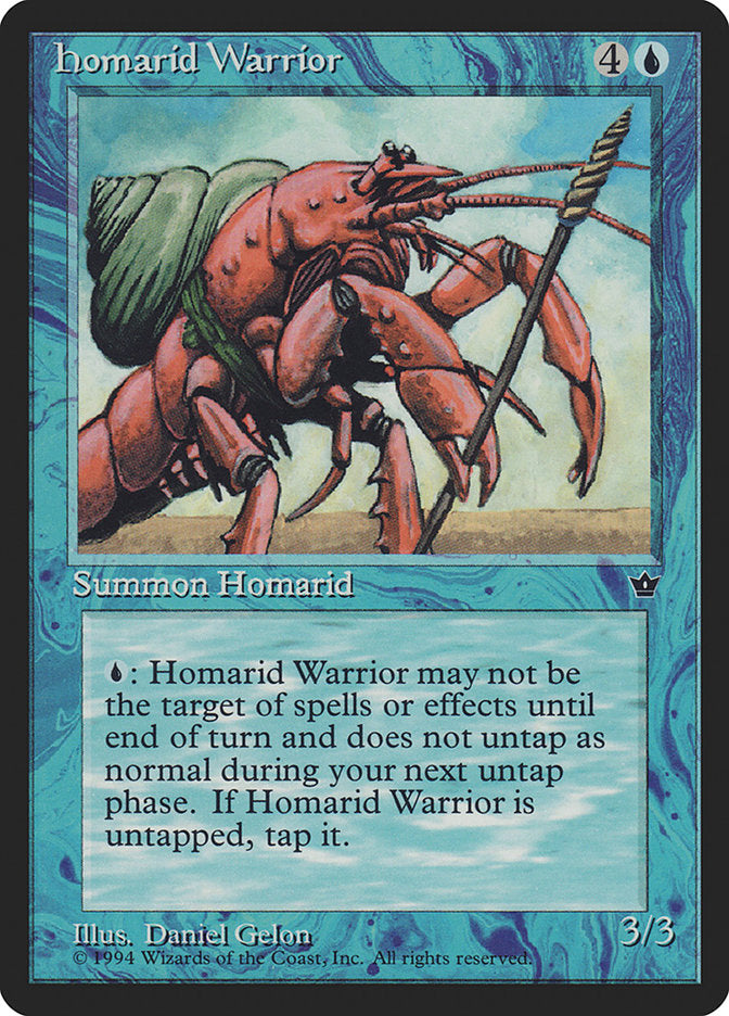 Homarid Warrior (Daniel Gelon) [Fallen Empires] MTG Single Magic: The Gathering    | Red Claw Gaming