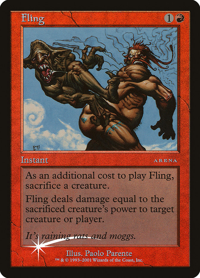 Fling [Arena League 2001] MTG Single Magic: The Gathering    | Red Claw Gaming