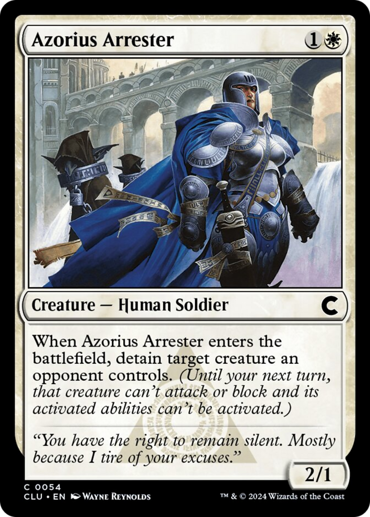 Azorius Arrester [Ravnica: Clue Edition] MTG Single Magic: The Gathering    | Red Claw Gaming