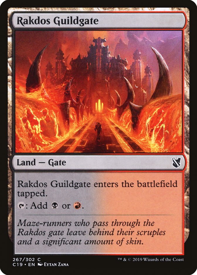 Rakdos Guildgate [Commander 2019] MTG Single Magic: The Gathering    | Red Claw Gaming