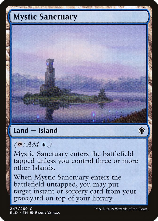 Mystic Sanctuary [Throne of Eldraine] MTG Single Magic: The Gathering    | Red Claw Gaming