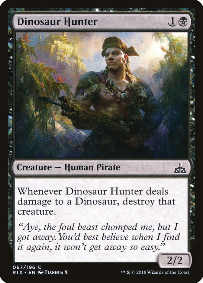 Dinosaur Hunter [Rivals of Ixalan] MTG Single Magic: The Gathering    | Red Claw Gaming