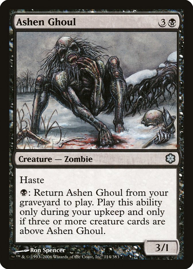 Ashen Ghoul [Coldsnap Theme Decks] MTG Single Magic: The Gathering    | Red Claw Gaming