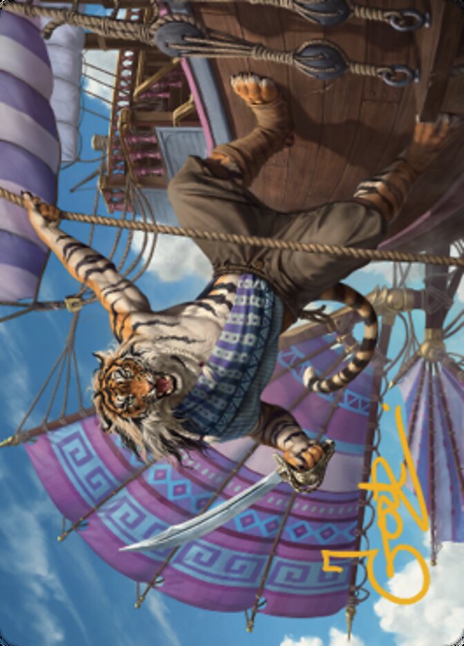 Jedit Ojanen, Mercenary Art Card (Gold-Stamped Signature) [Dominaria United Art Series] MTG Single Magic: The Gathering    | Red Claw Gaming