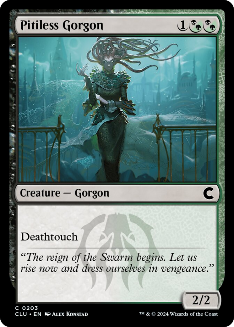 Pitiless Gorgon [Ravnica: Clue Edition] MTG Single Magic: The Gathering    | Red Claw Gaming