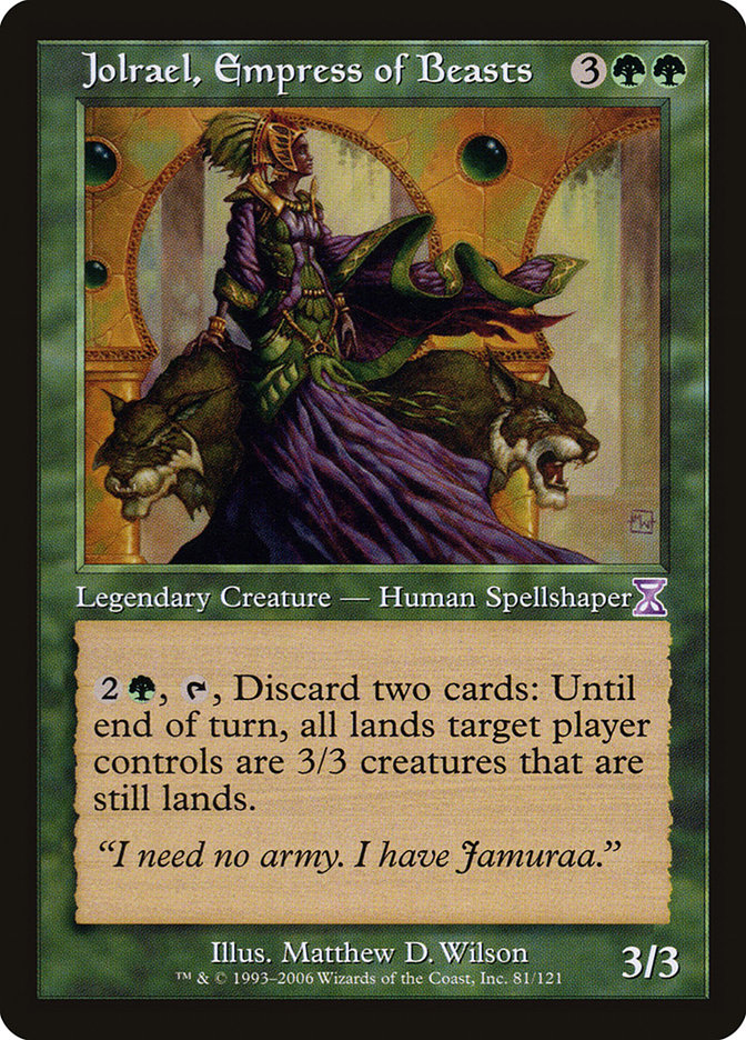 Jolrael, Empress of Beasts [Time Spiral Timeshifted] MTG Single Magic: The Gathering    | Red Claw Gaming