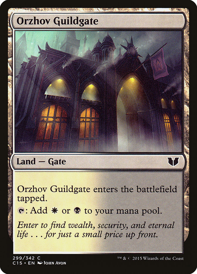 Orzhov Guildgate [Commander 2015] MTG Single Magic: The Gathering    | Red Claw Gaming