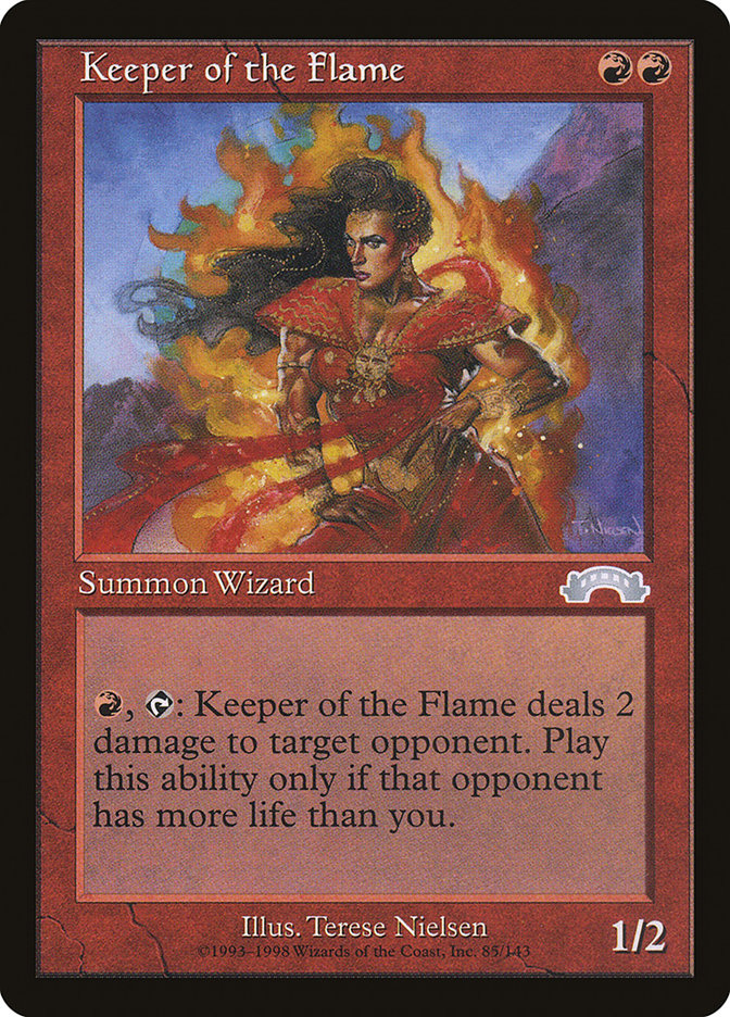 Keeper of the Flame [Exodus] MTG Single Magic: The Gathering    | Red Claw Gaming