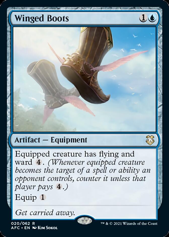 Winged Boots [Dungeons & Dragons: Adventures in the Forgotten Realms Commander] MTG Single Magic: The Gathering    | Red Claw Gaming