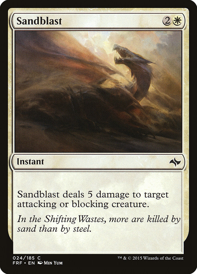 Sandblast [Fate Reforged] MTG Single Magic: The Gathering    | Red Claw Gaming