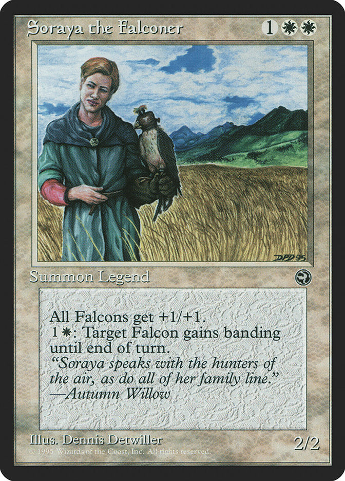 Soraya the Falconer [Homelands] MTG Single Magic: The Gathering    | Red Claw Gaming