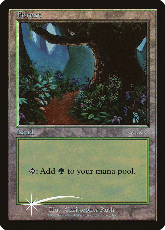 Forest (11) [Arena League 2001] MTG Single Magic: The Gathering    | Red Claw Gaming