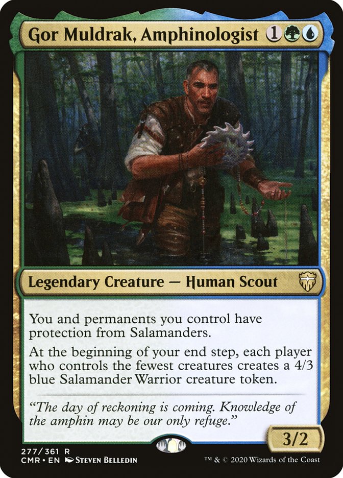 Gor Muldrak, Amphinologist [Commander Legends] MTG Single Magic: The Gathering    | Red Claw Gaming