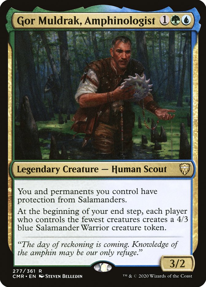 Gor Muldrak, Amphinologist [Commander Legends] MTG Single Magic: The Gathering    | Red Claw Gaming