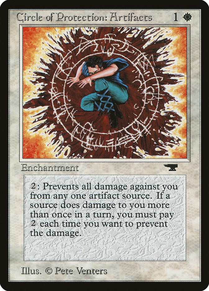 Circle of Protection: Artifacts [Antiquities] MTG Single Magic: The Gathering    | Red Claw Gaming