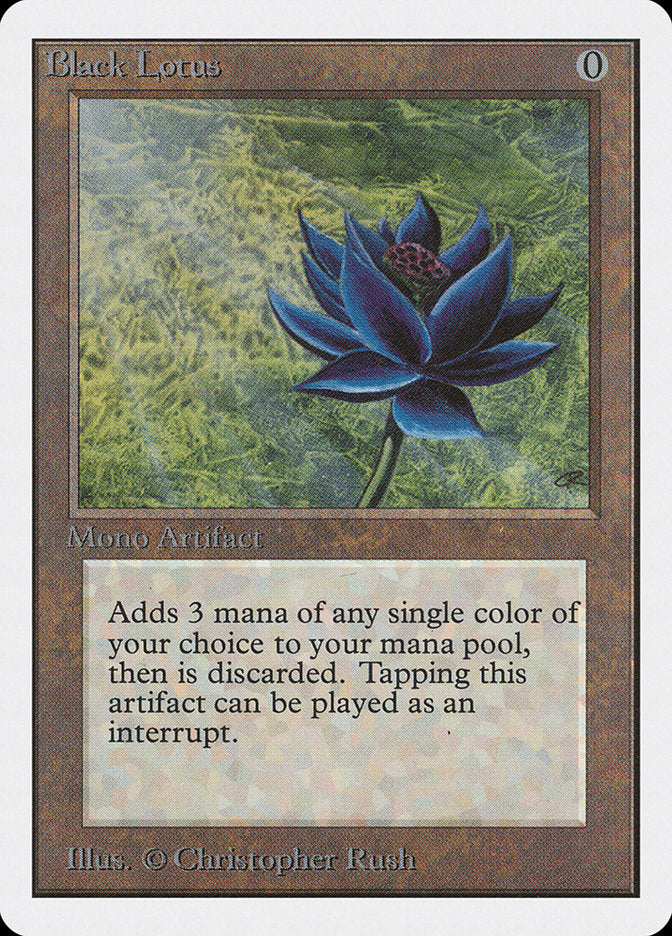 Black Lotus [Unlimited Edition] MTG Single Magic: The Gathering    | Red Claw Gaming