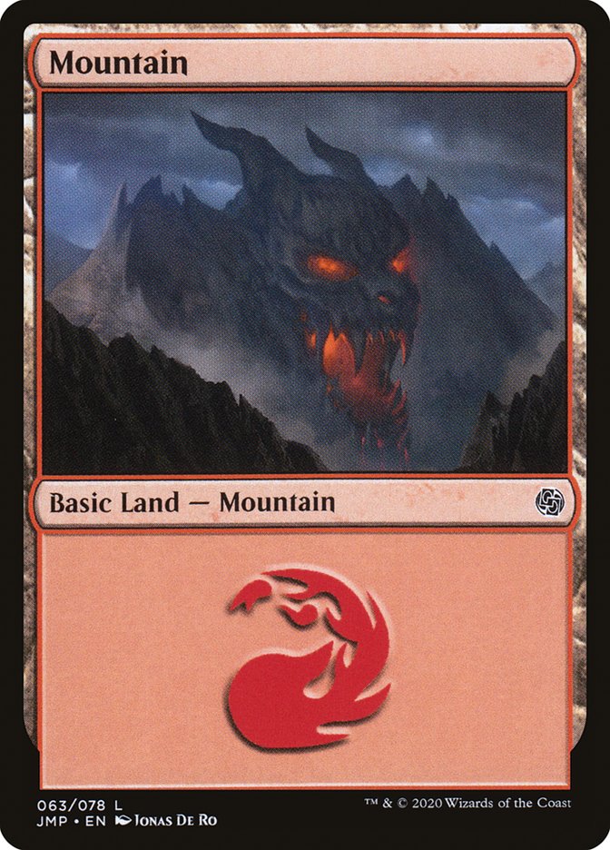 Mountain (63) [Jumpstart] MTG Single Magic: The Gathering    | Red Claw Gaming