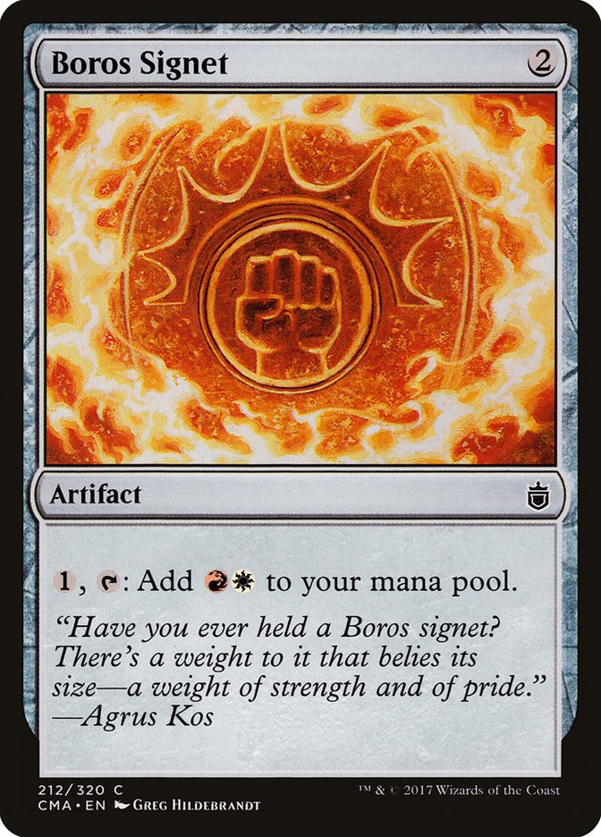 Boros Signet [Commander Anthology] MTG Single Magic: The Gathering    | Red Claw Gaming