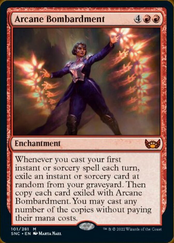 Arcane Bombardment [Streets of New Capenna] MTG Single Magic: The Gathering    | Red Claw Gaming