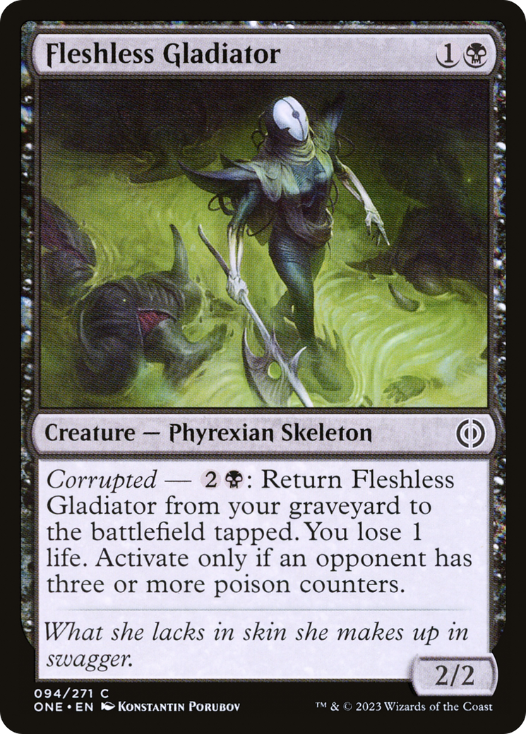 Fleshless Gladiator [Phyrexia: All Will Be One] MTG Single Magic: The Gathering    | Red Claw Gaming