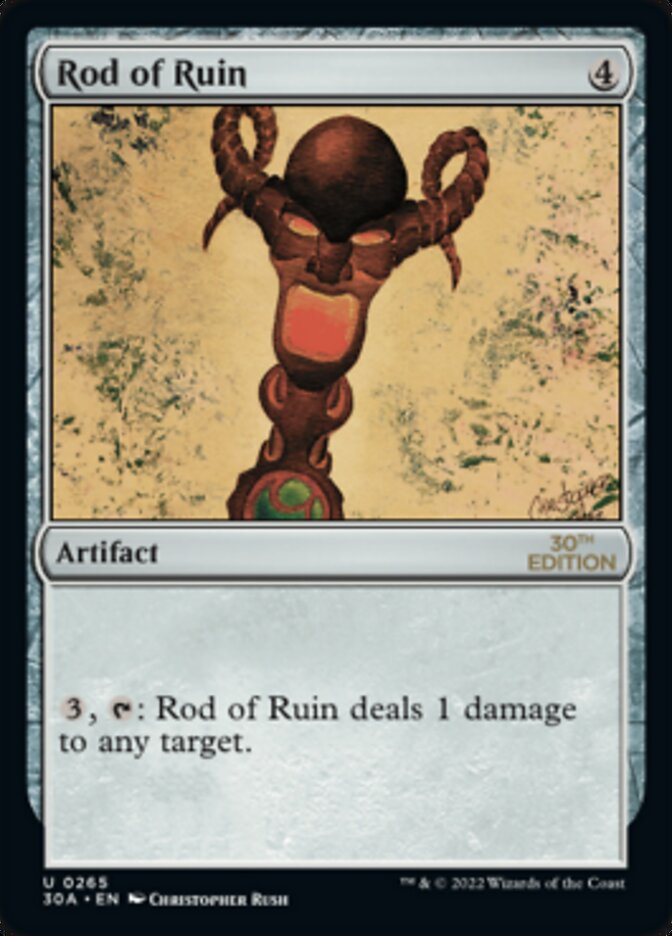 Rod of Ruin [30th Anniversary Edition] MTG Single Magic: The Gathering    | Red Claw Gaming