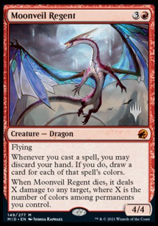 Moonveil Regent (Promo Pack) [Innistrad: Midnight Hunt Promos] MTG Single Magic: The Gathering    | Red Claw Gaming