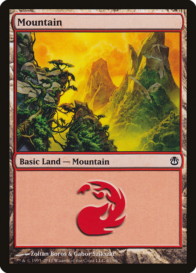Mountain (41) [Duel Decks: Ajani vs. Nicol Bolas] MTG Single Magic: The Gathering    | Red Claw Gaming