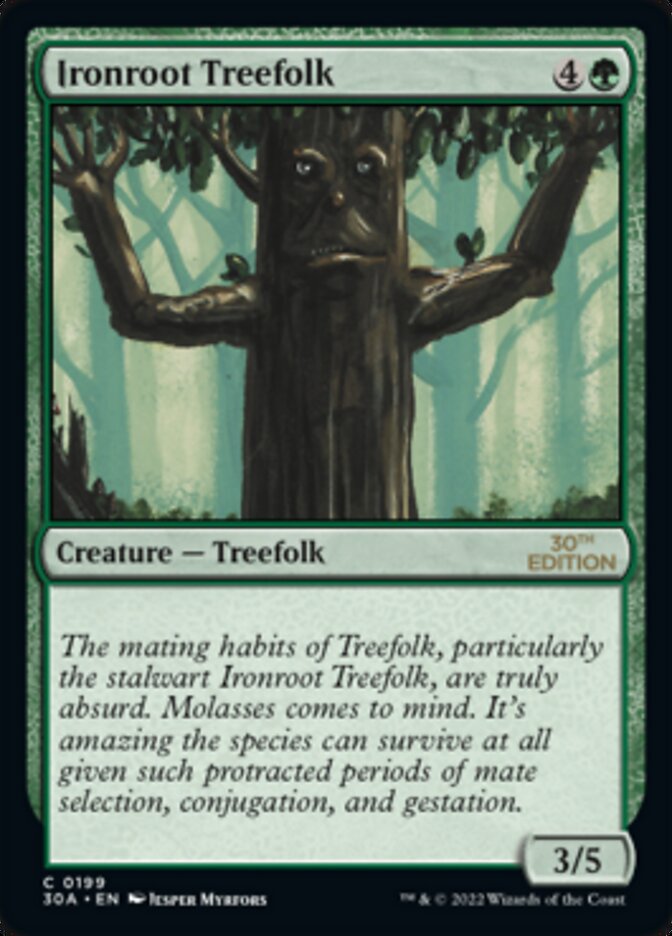 Ironroot Treefolk [30th Anniversary Edition] MTG Single Magic: The Gathering    | Red Claw Gaming