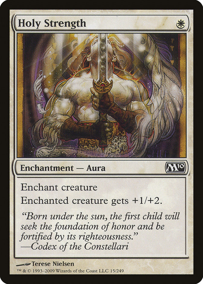 Holy Strength [Magic 2010] MTG Single Magic: The Gathering    | Red Claw Gaming