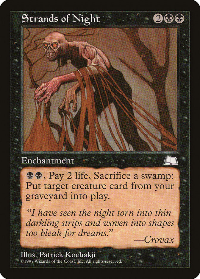 Strands of Night [Weatherlight] MTG Single Magic: The Gathering    | Red Claw Gaming