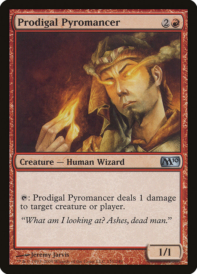 Prodigal Pyromancer [Magic 2010] MTG Single Magic: The Gathering    | Red Claw Gaming