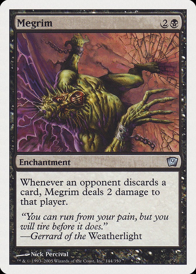 Megrim [Ninth Edition] MTG Single Magic: The Gathering    | Red Claw Gaming
