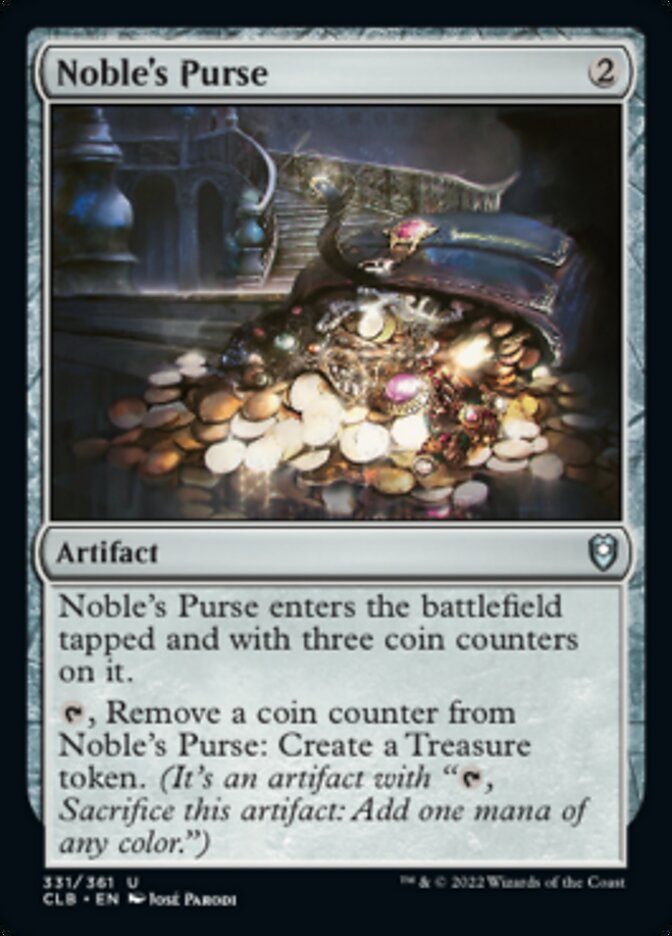 Noble's Purse [Commander Legends: Battle for Baldur's Gate] MTG Single Magic: The Gathering    | Red Claw Gaming