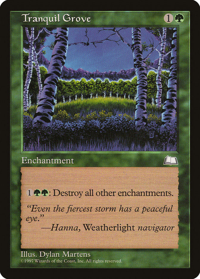 Tranquil Grove [Weatherlight] MTG Single Magic: The Gathering    | Red Claw Gaming