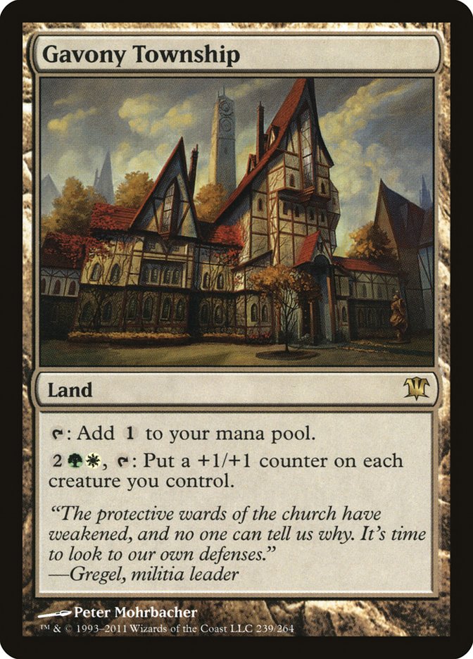 Gavony Township [Innistrad] MTG Single Magic: The Gathering    | Red Claw Gaming