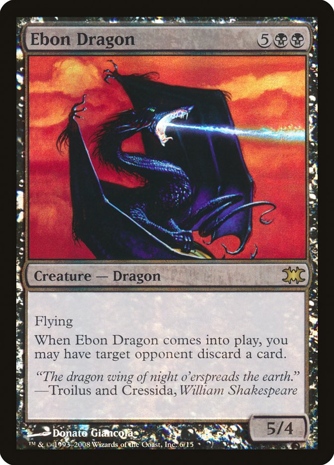Ebon Dragon [From the Vault: Dragons] MTG Single Magic: The Gathering    | Red Claw Gaming